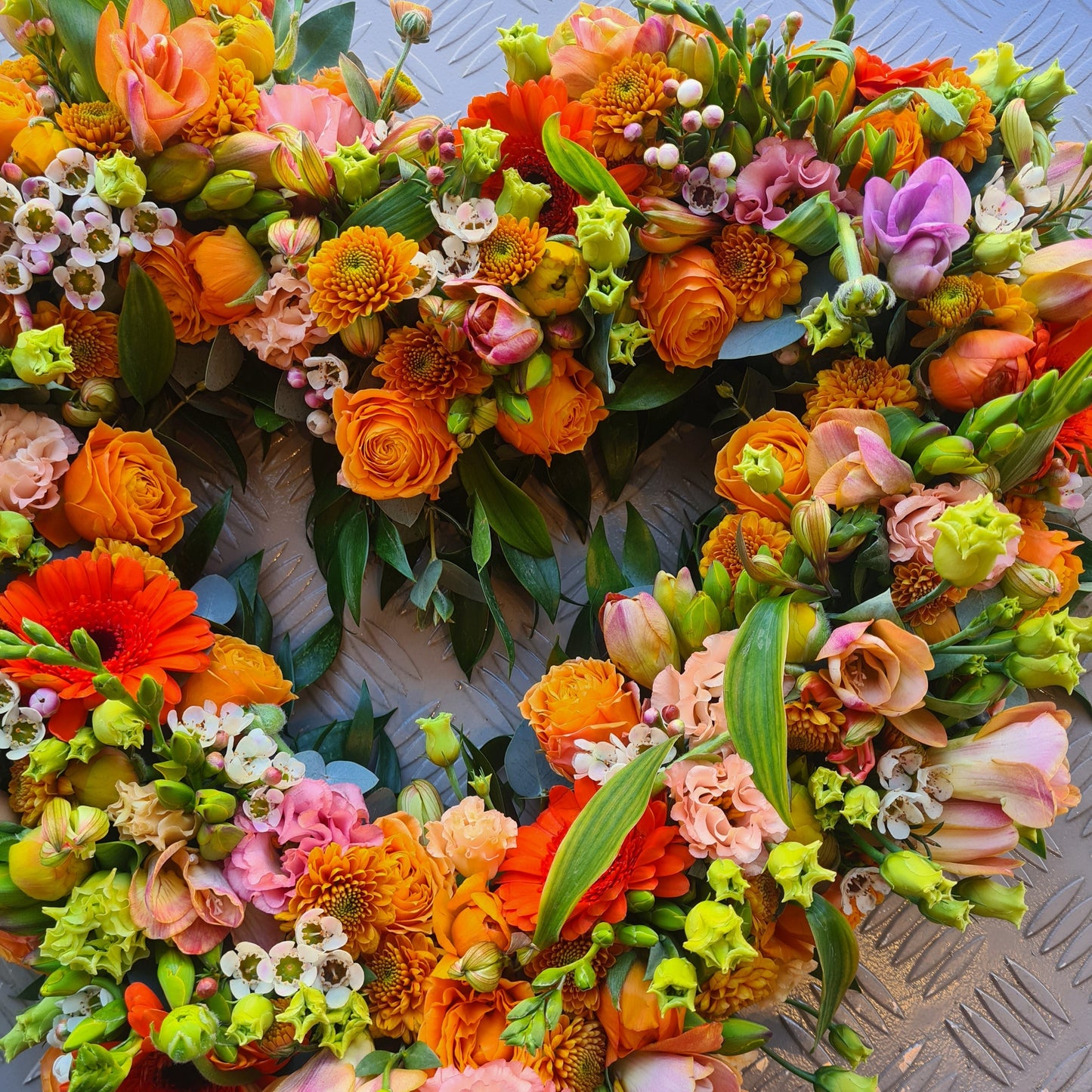 Oasis Shape- Heart Wreath