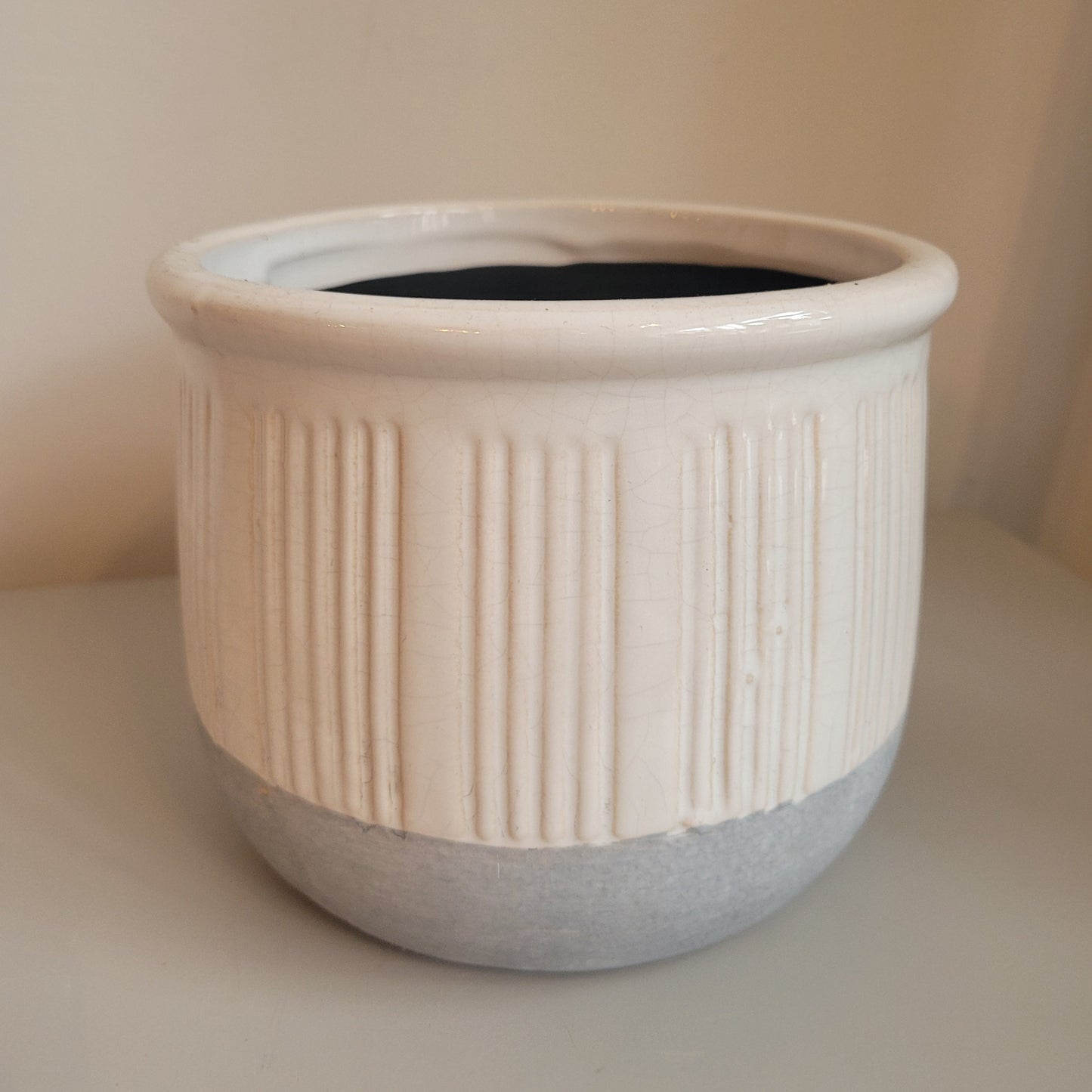 Off White Plant Pot
