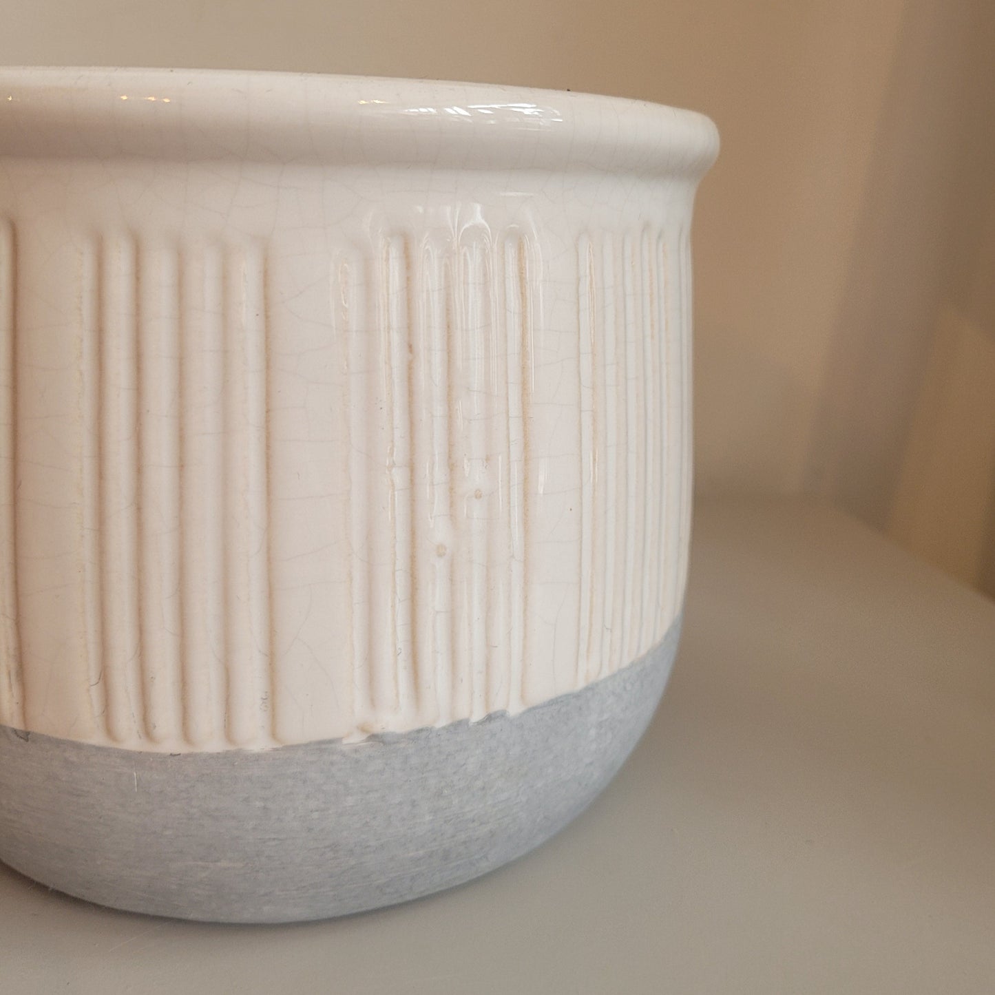 Off White Plant Pot