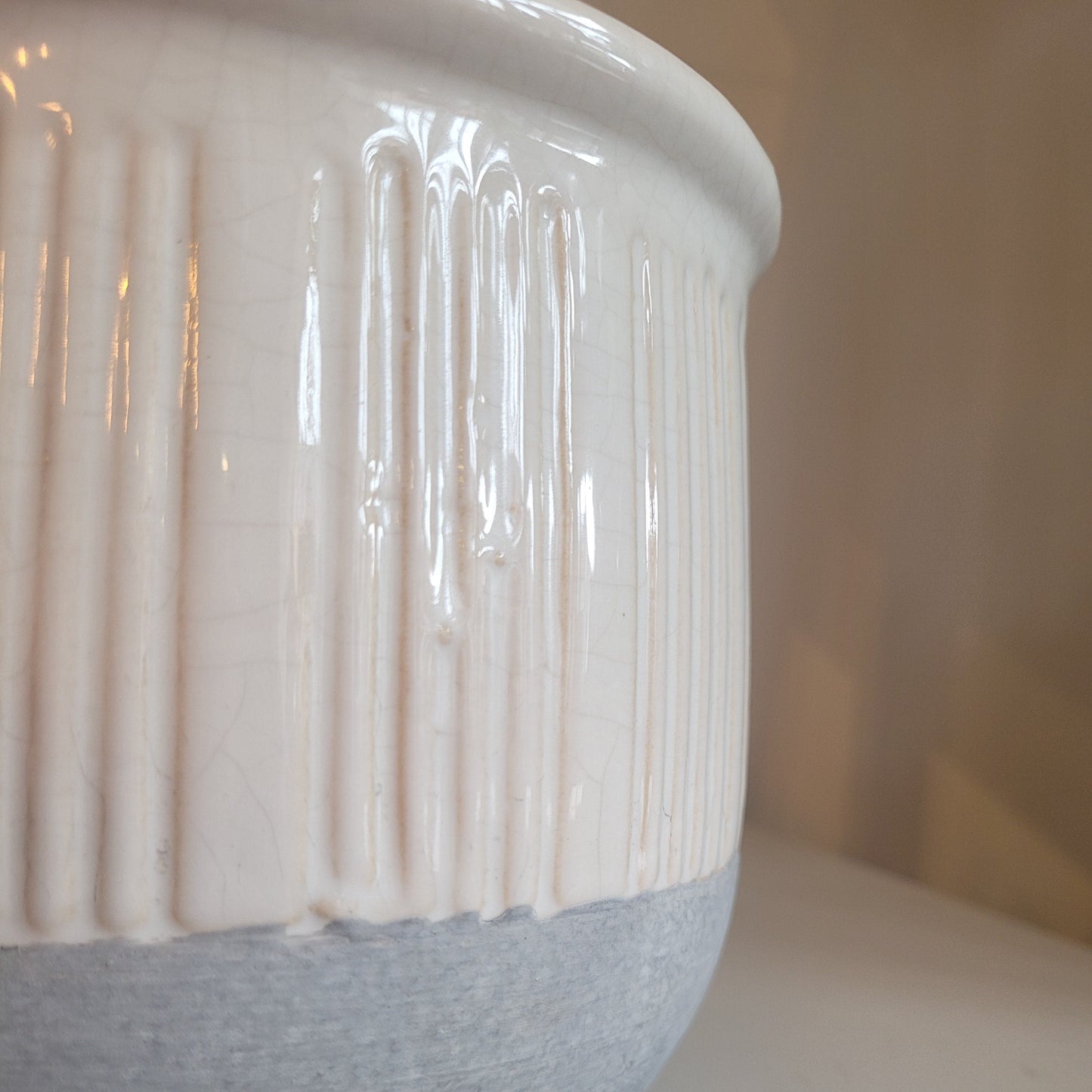Off White Plant Pot
