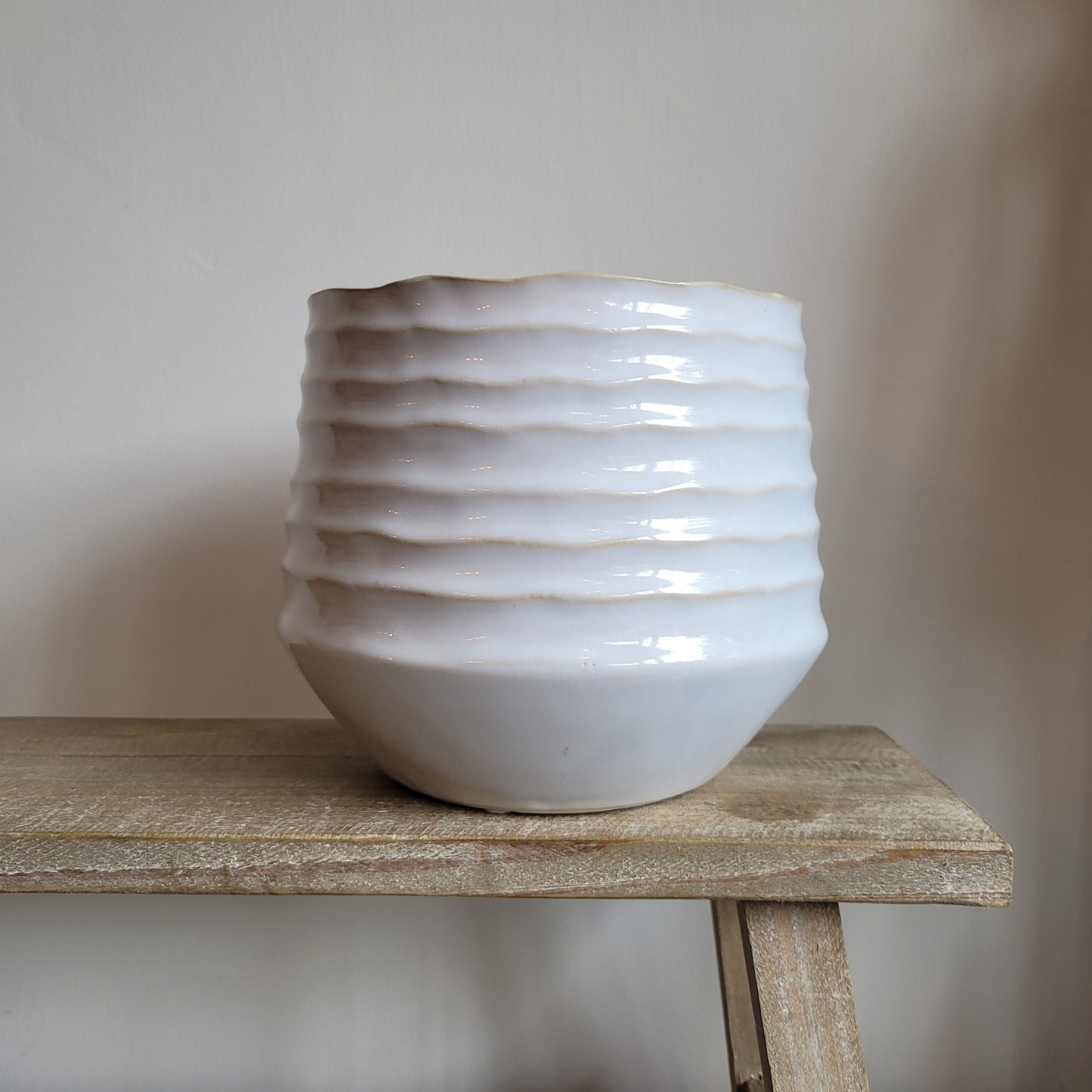 The Samira Pot- off white