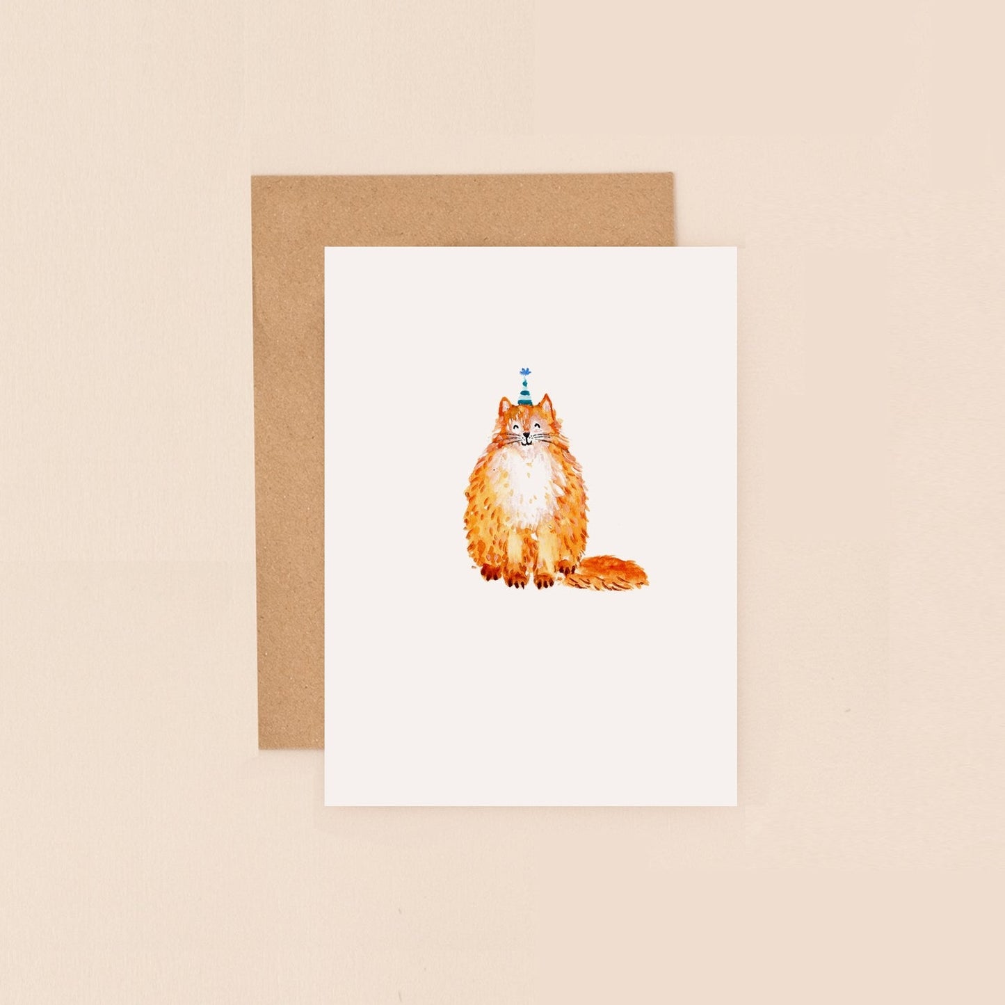 Mini Card- Birthday Cat