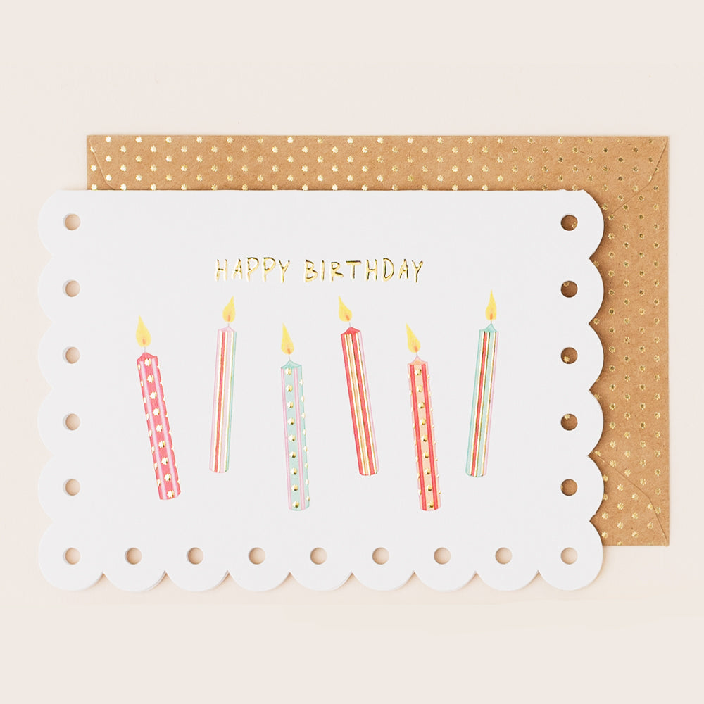 Happy Birthday Candles Card