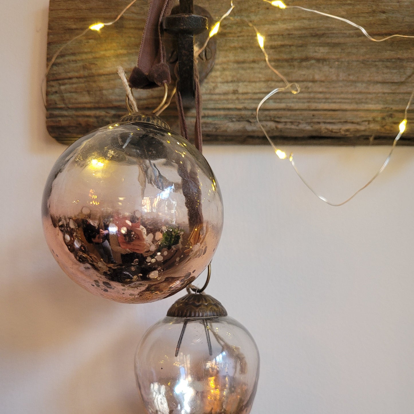 Nevasa Bauble- Clear & Antique Copper