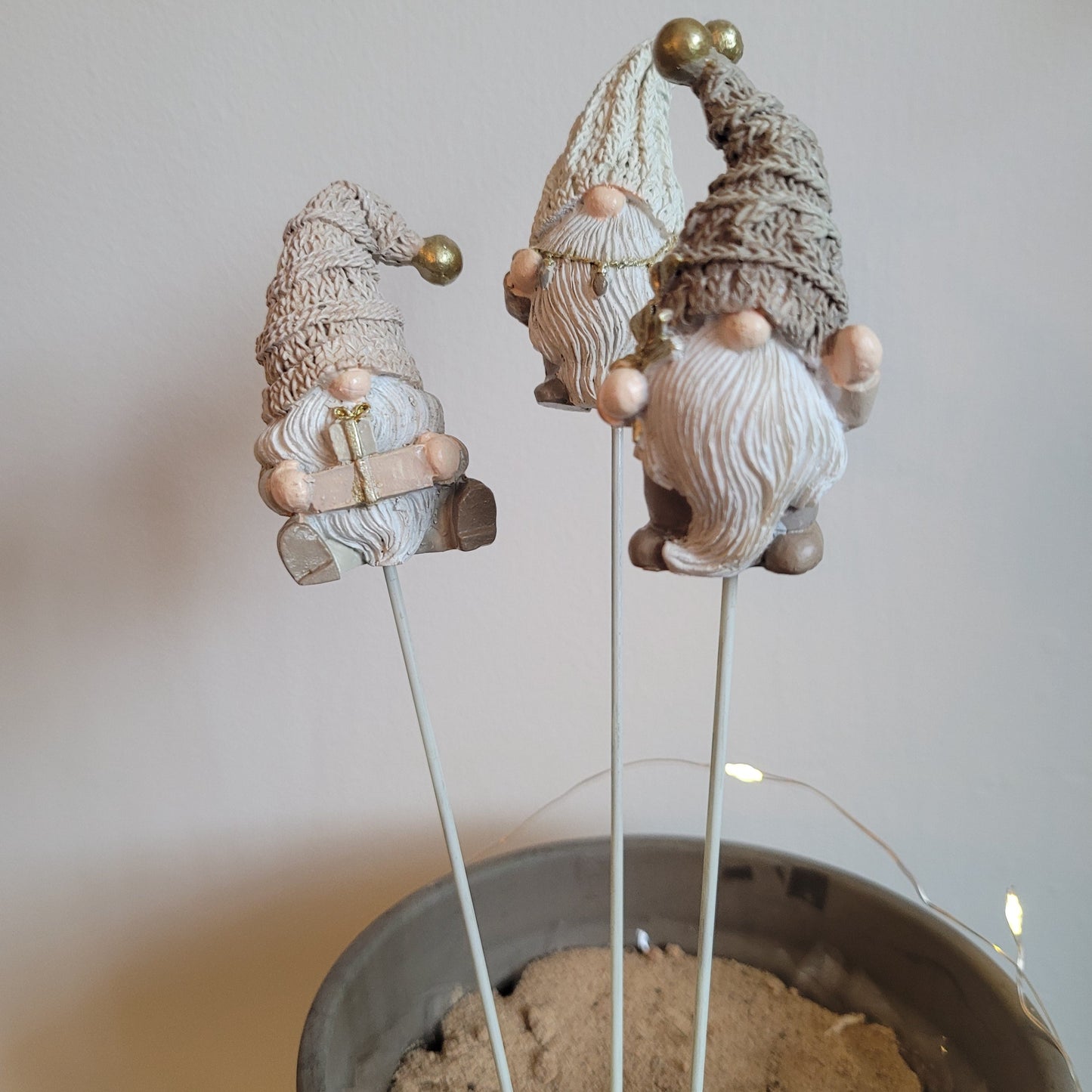 Ceramic Santa Picks