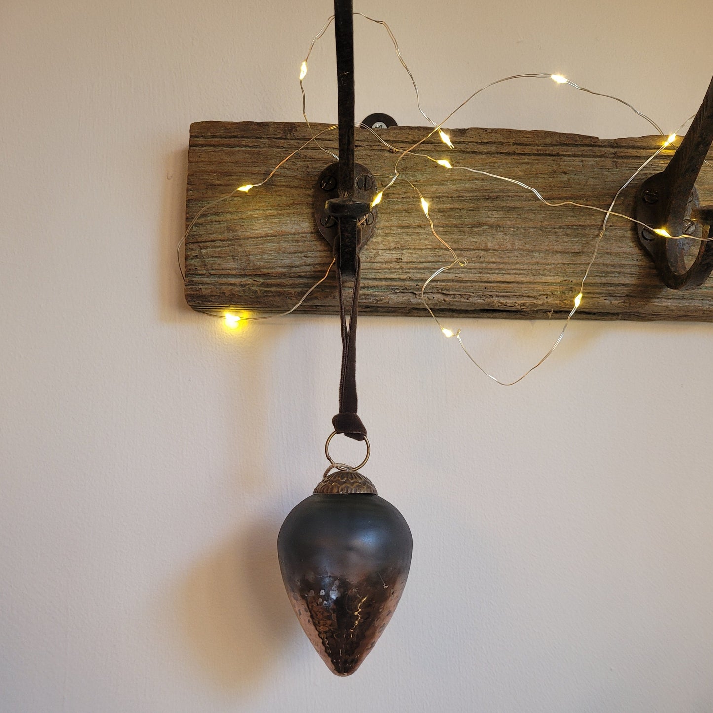 Nevasa Bauble- Navy & Antique Copper