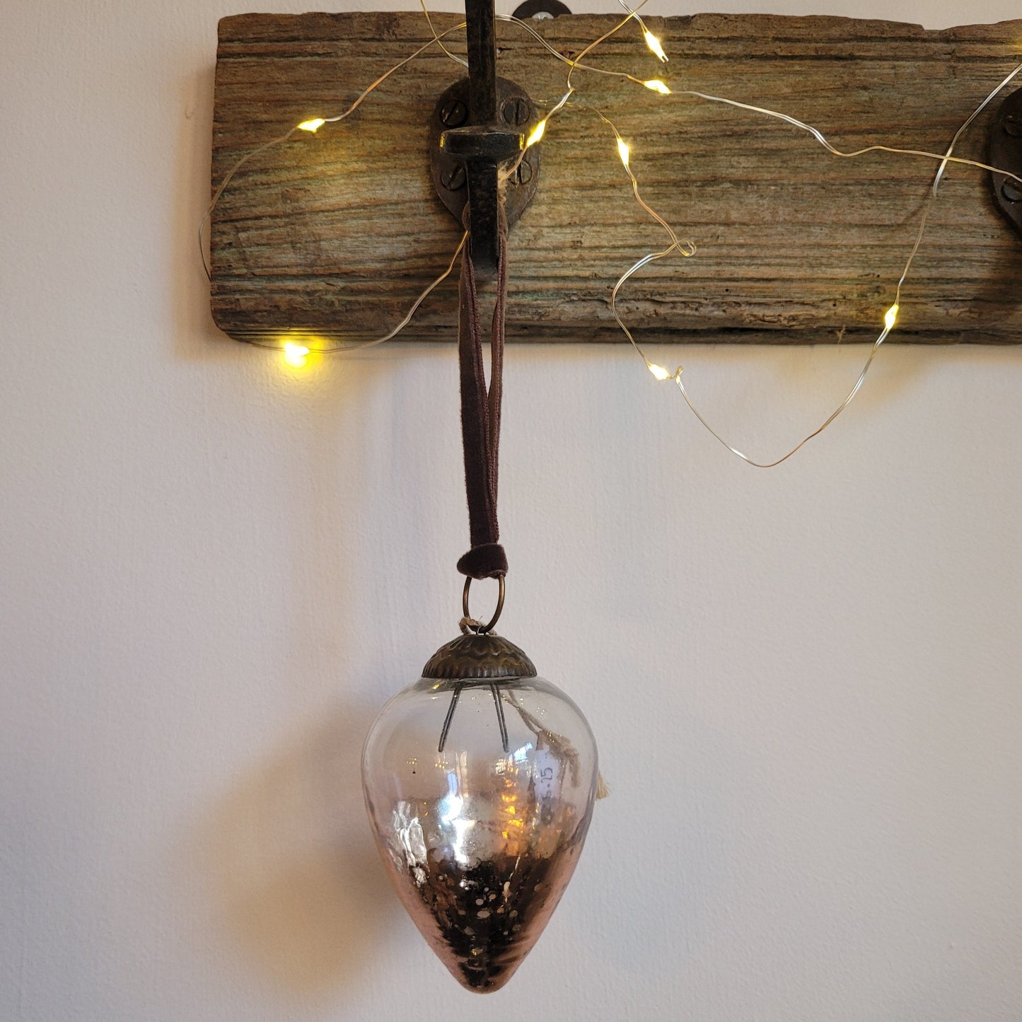 Nevasa Bauble- Clear & Antique Copper
