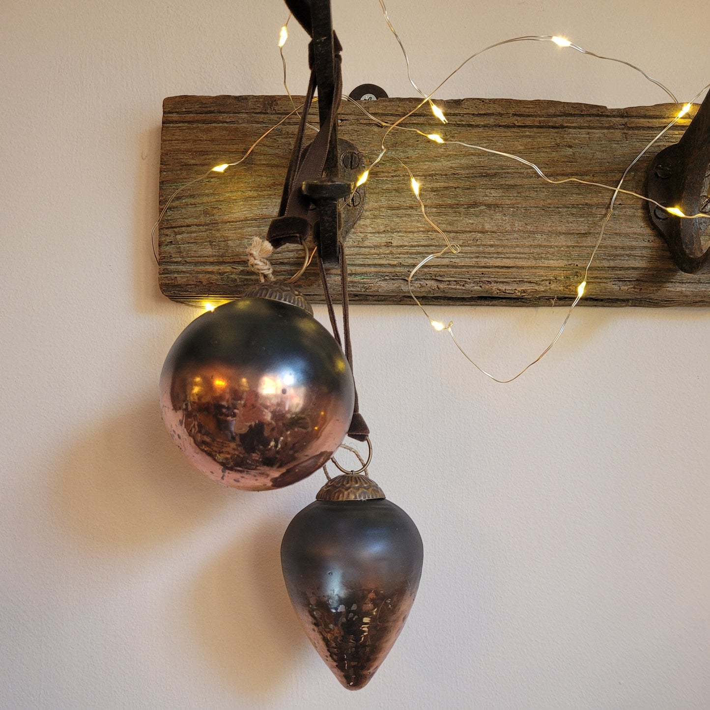 Nevasa Bauble- Navy & Antique Copper