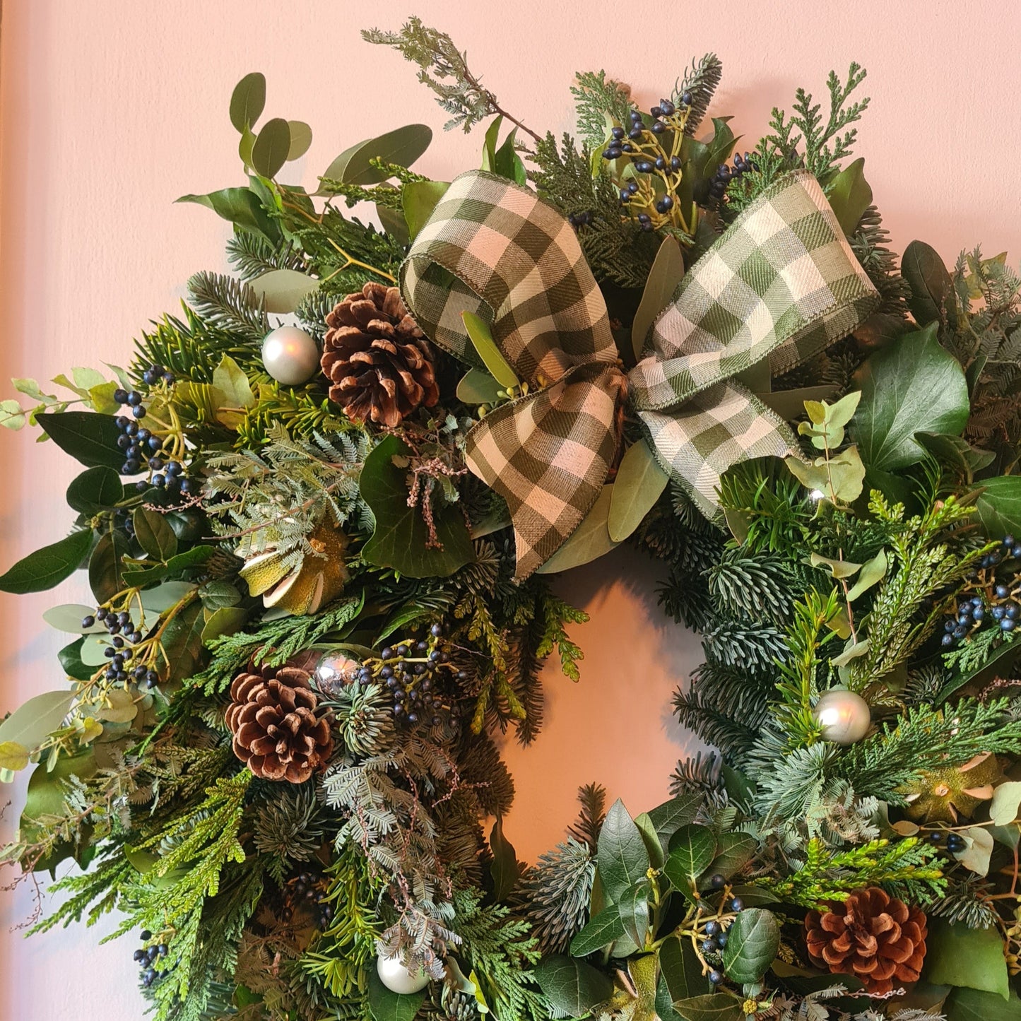 At Home Christmas Wreath Workshop- Soft Noel