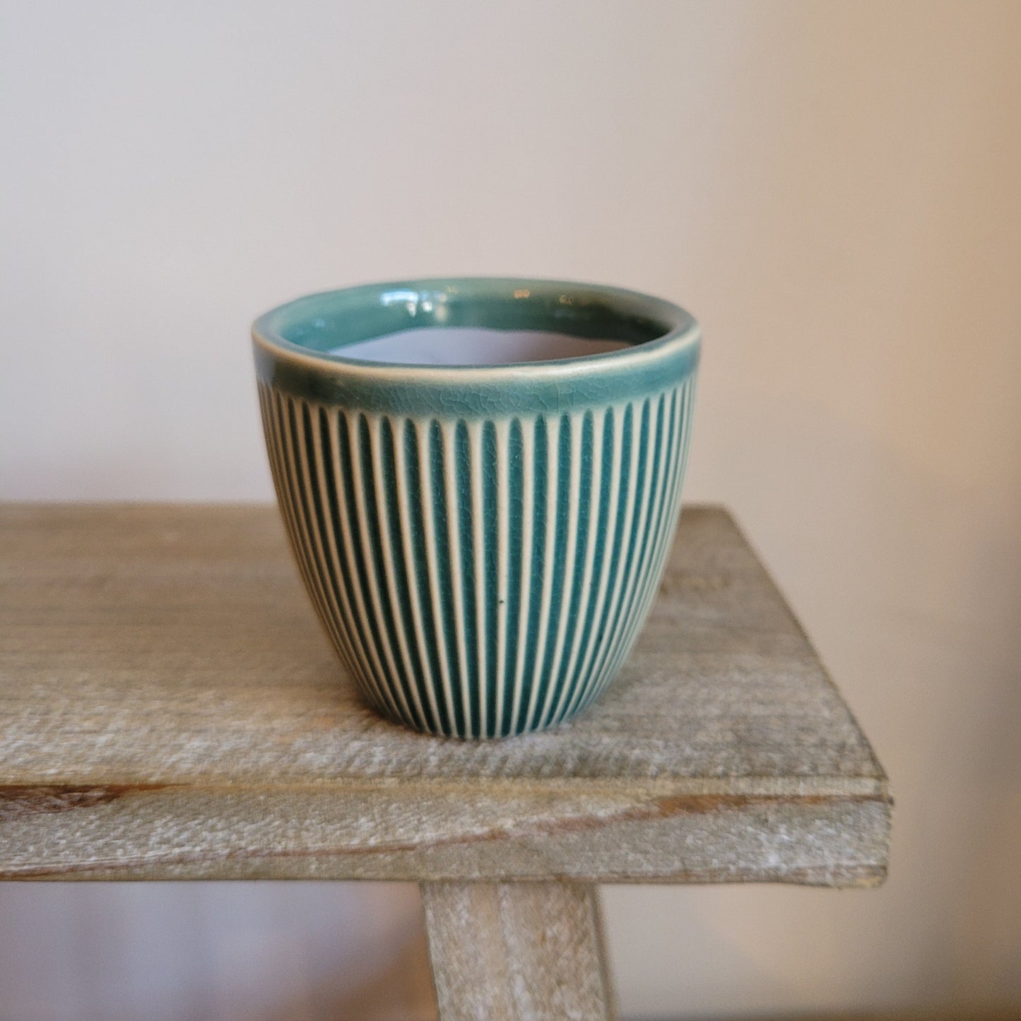 Vania Mini Pot: Teal