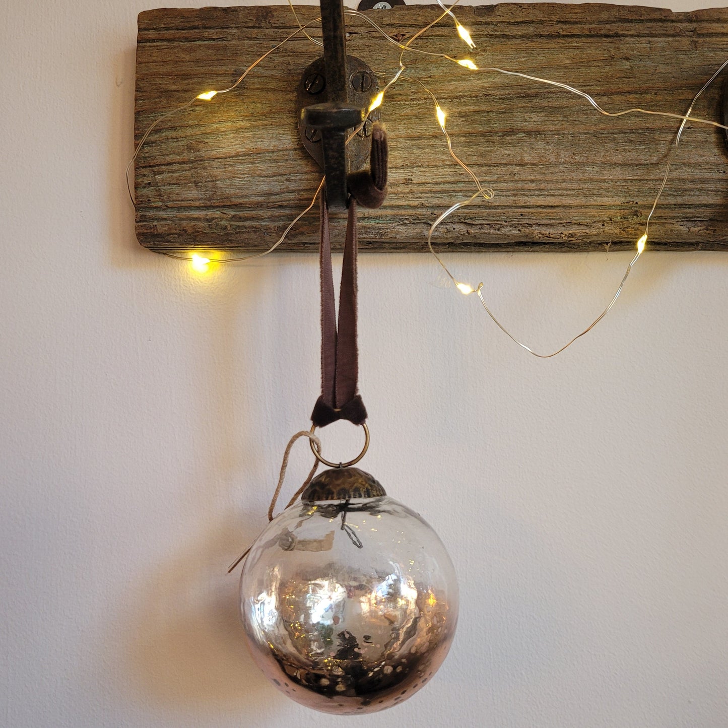 Nevasa Bauble- Clear & Antique Copper