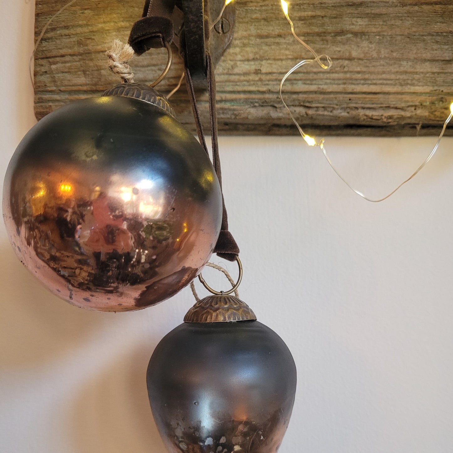 Nevasa Bauble- Navy & Antique Copper