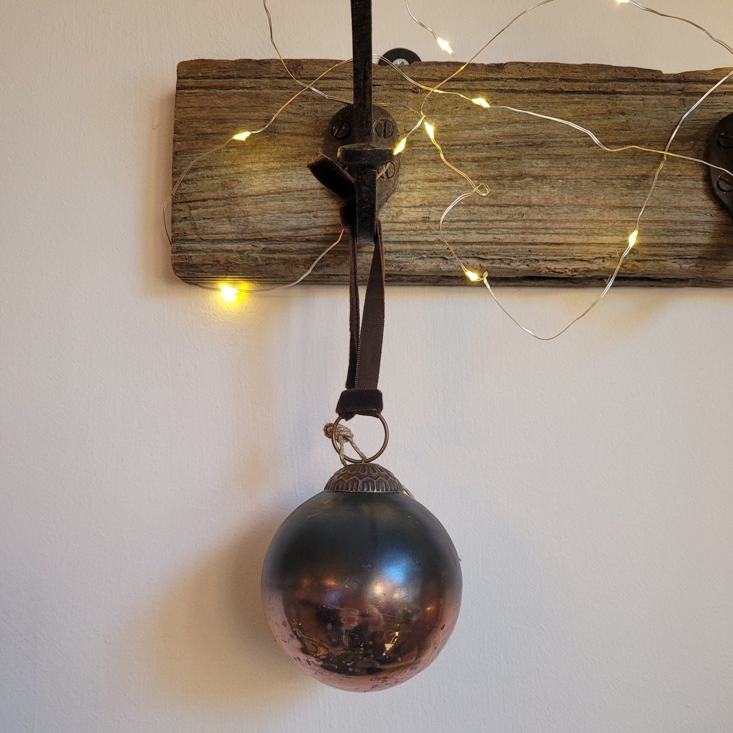 Nevasa Bauble- Navy & Antique Copper