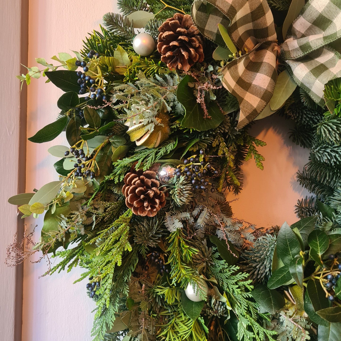 At Home Christmas Wreath Workshop- Soft Noel