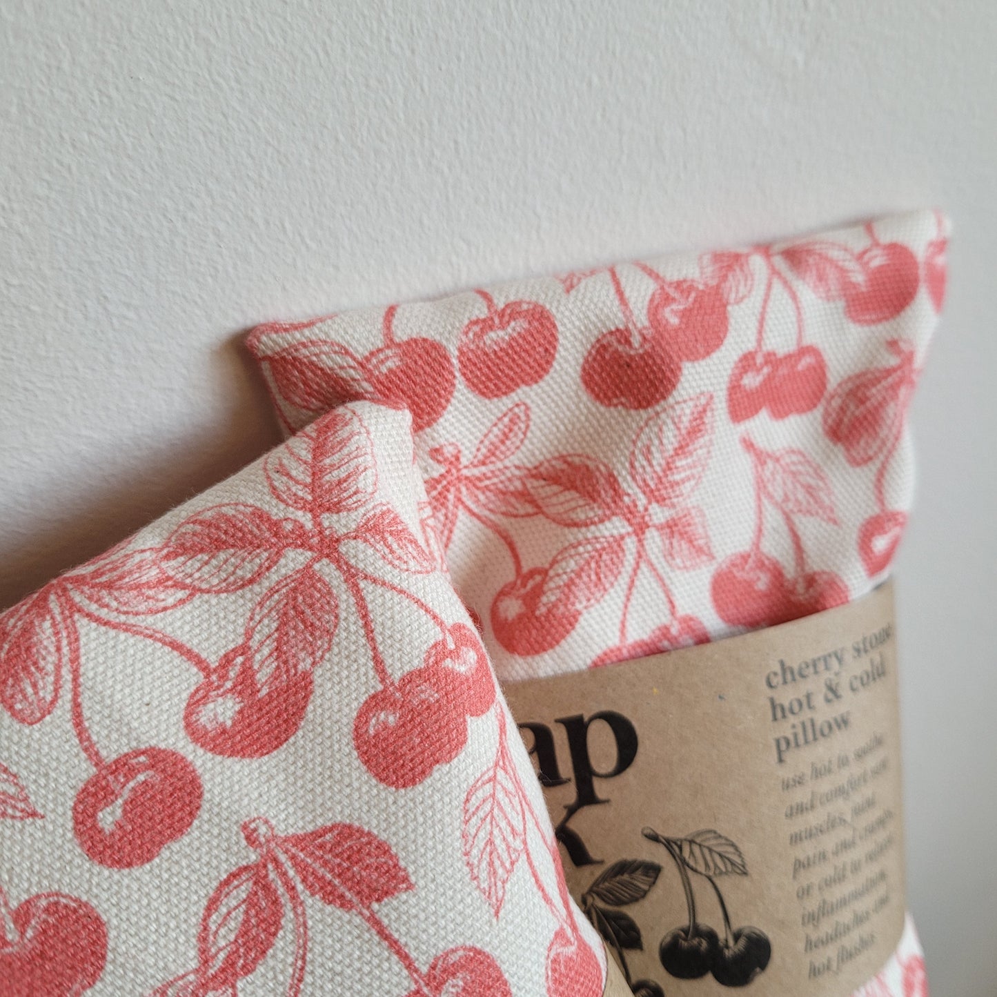 Soap Folk Cherry Stone Hot & Cold Pillow