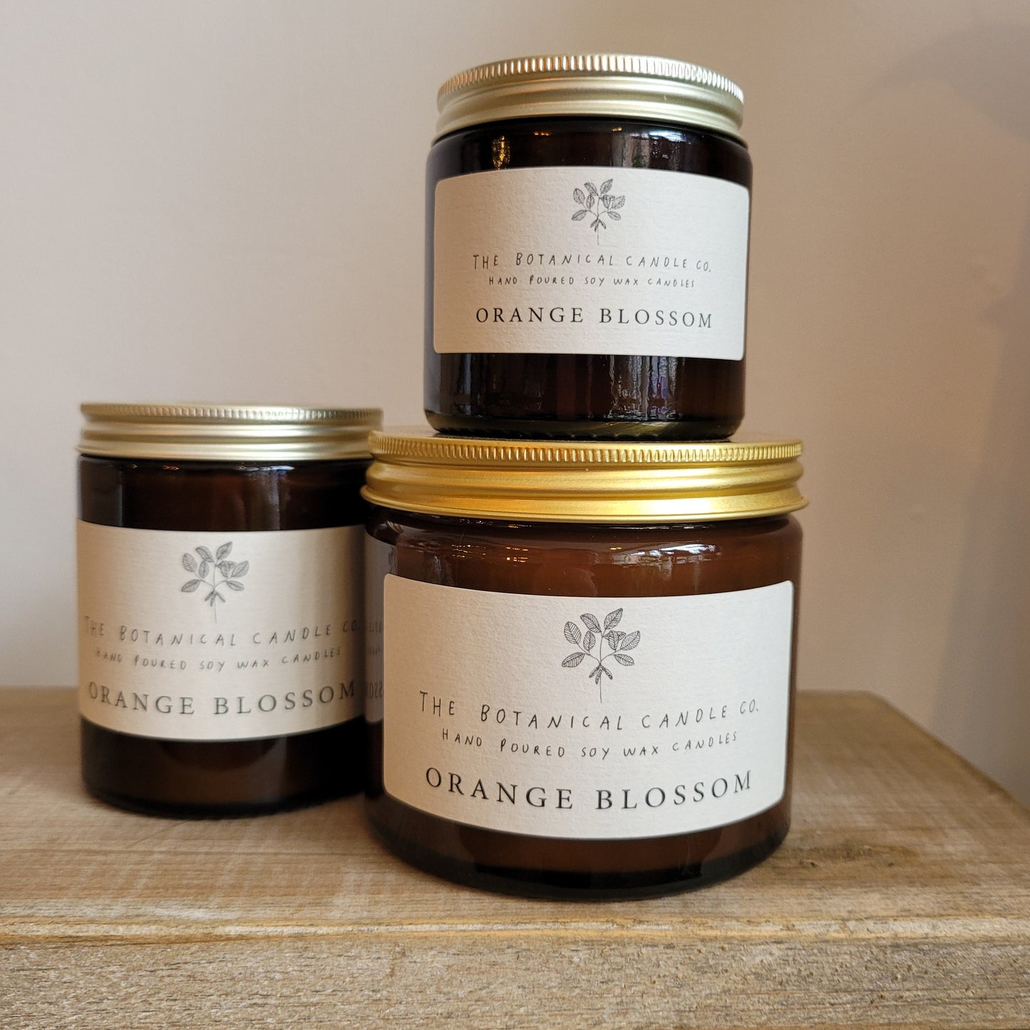 The Botanical Candle Co. Soy Wax Candle- Orange Blossom