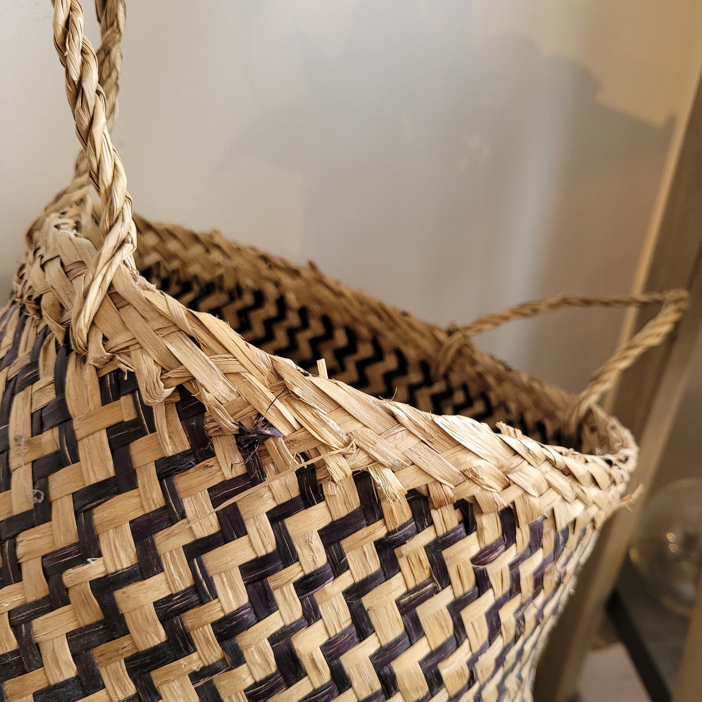 Zigzag Seagrass basket