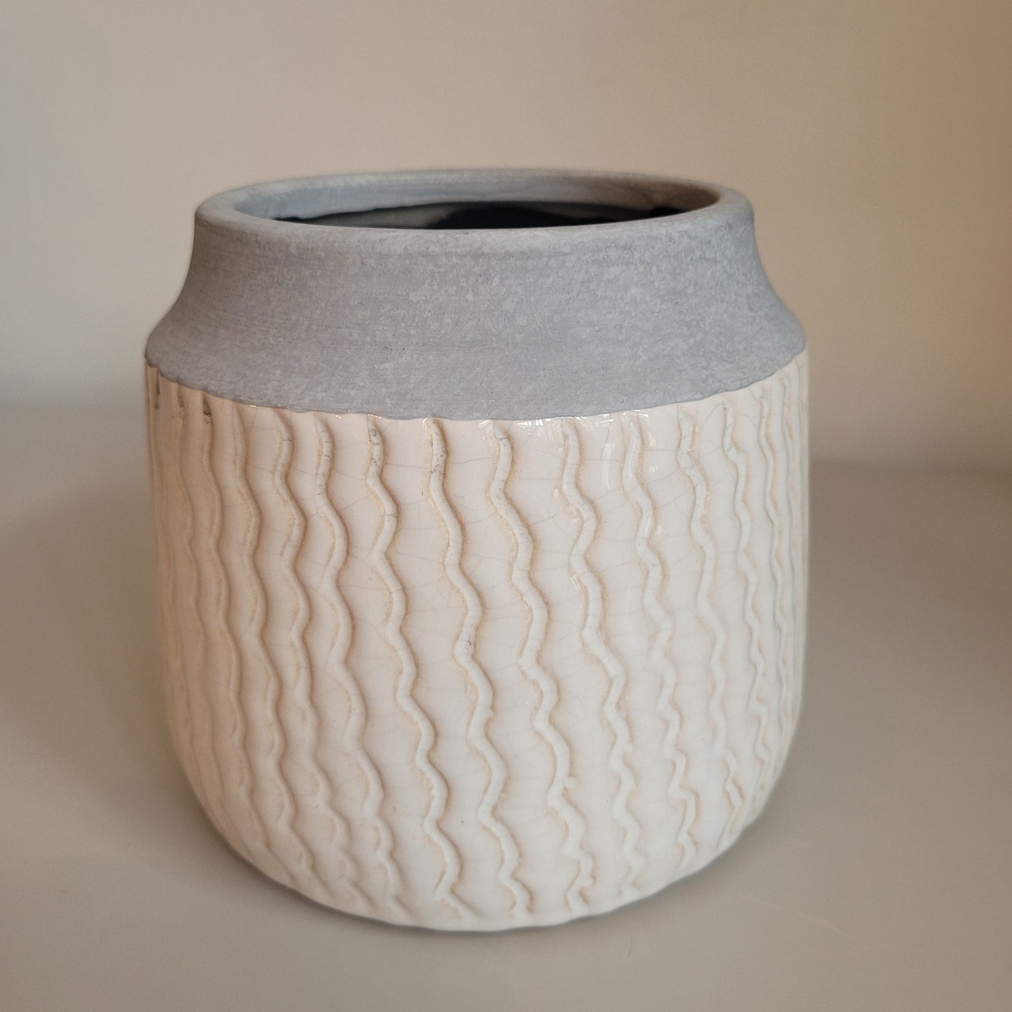 Two Toned Plant Pot