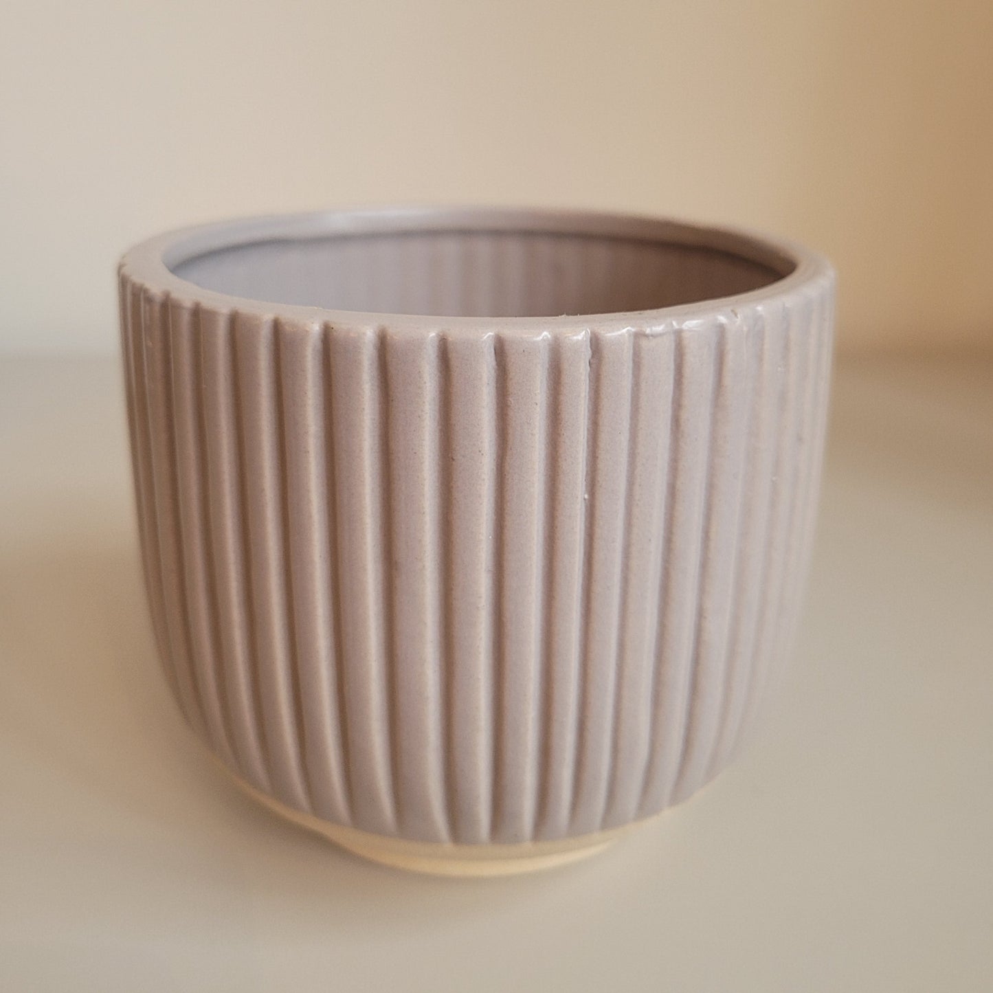 Grooved Plant Pot