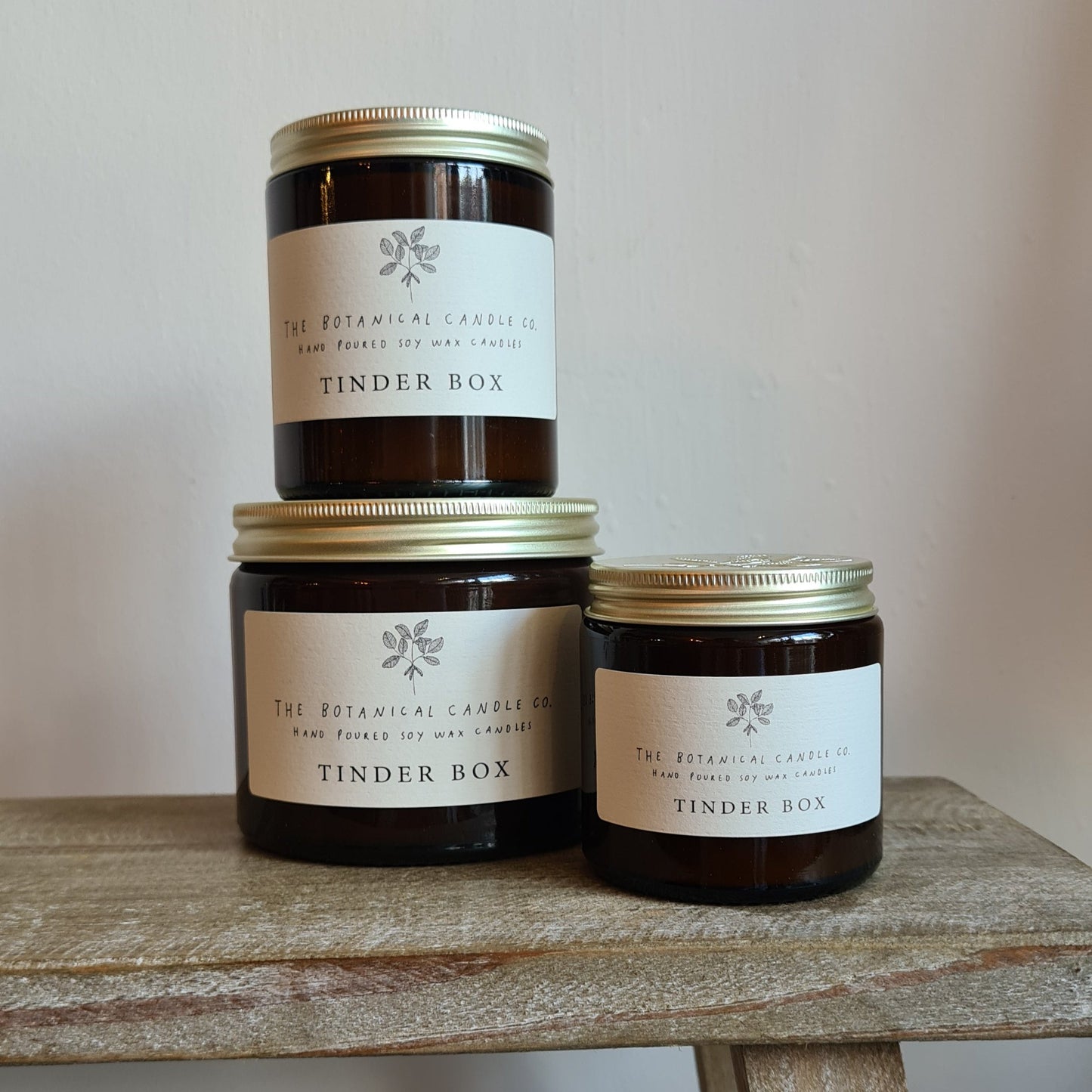 The Botanical Candle Co. Soy Wax Candle- Tinder Box