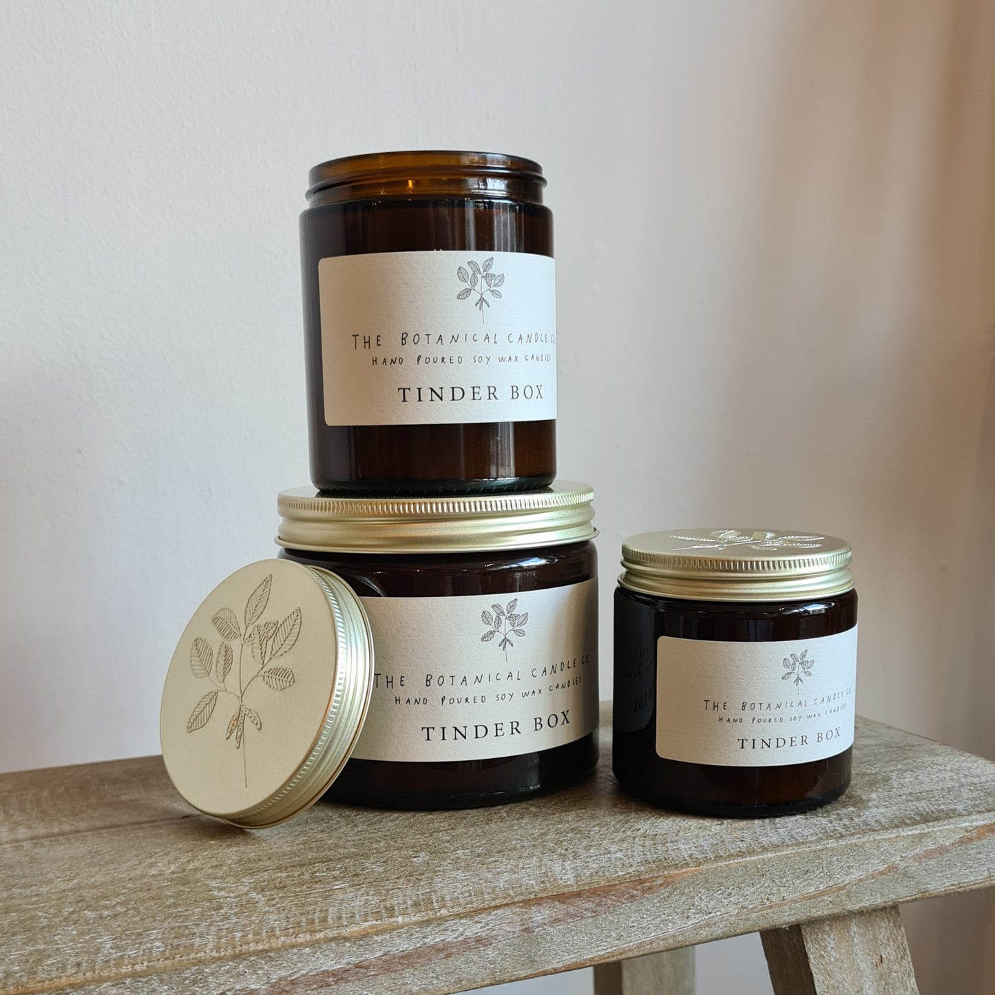 The Botanical Candle Co. Soy Wax Candle- Tinder Box