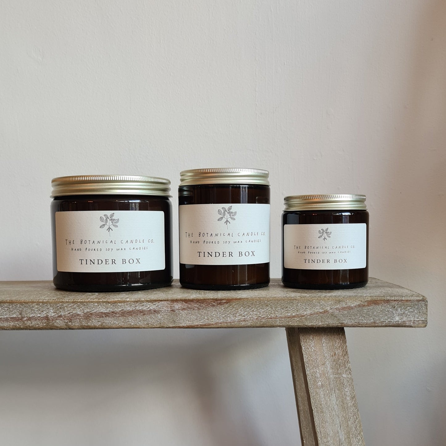 The Botanical Candle Co. Soy Wax Candle- Tinder Box