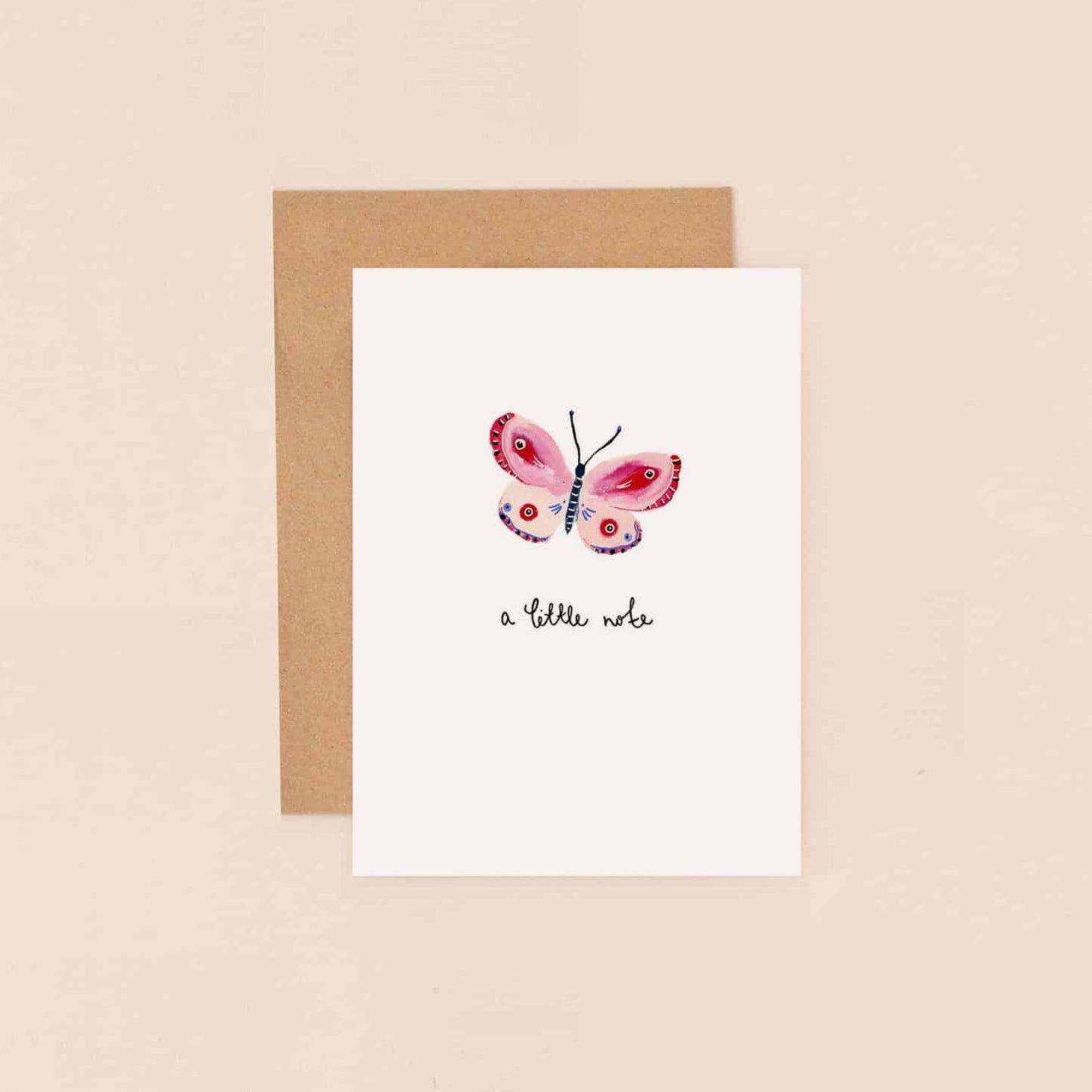 Mini Card- A Little Note Butterfly