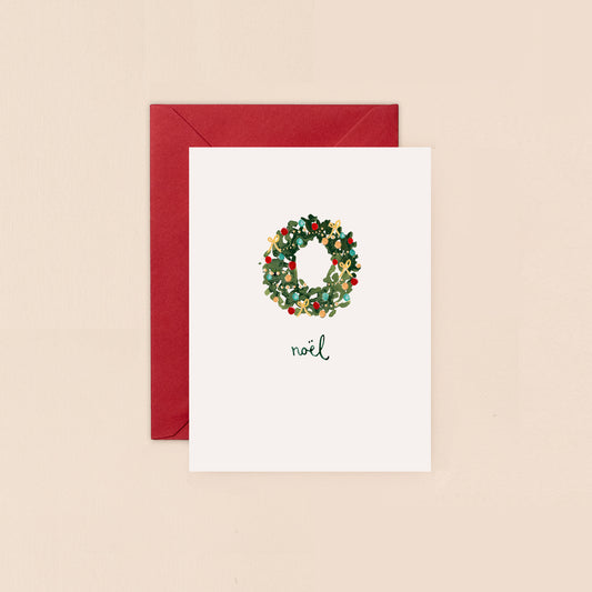 Mini Card- Christmas Wreath