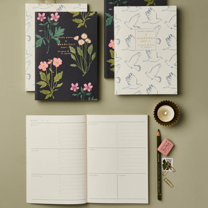 Wanderlust paper co. Botanical Weekly Planner