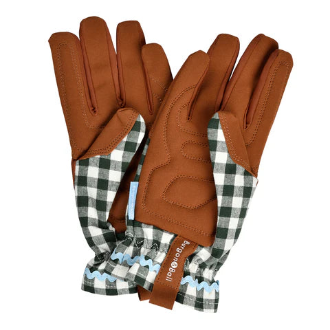 Gardening Gloves- Heritage Green Check