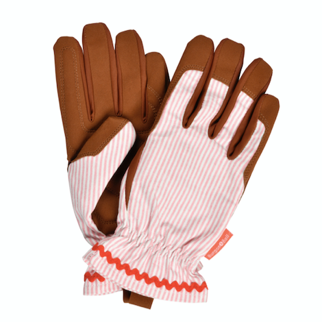 Gardening Gloves- Blush Stripe