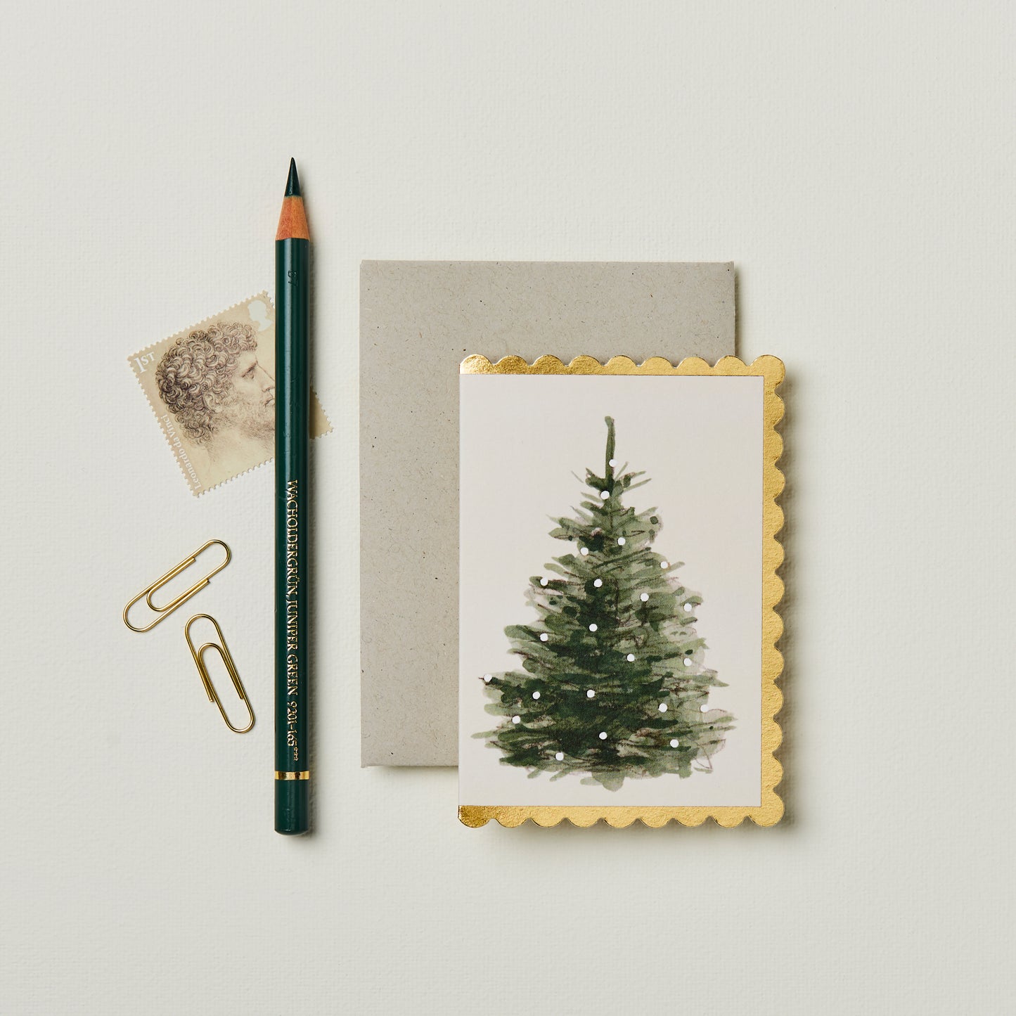 Wanderlust paper co. Christmas Tree Mini Card