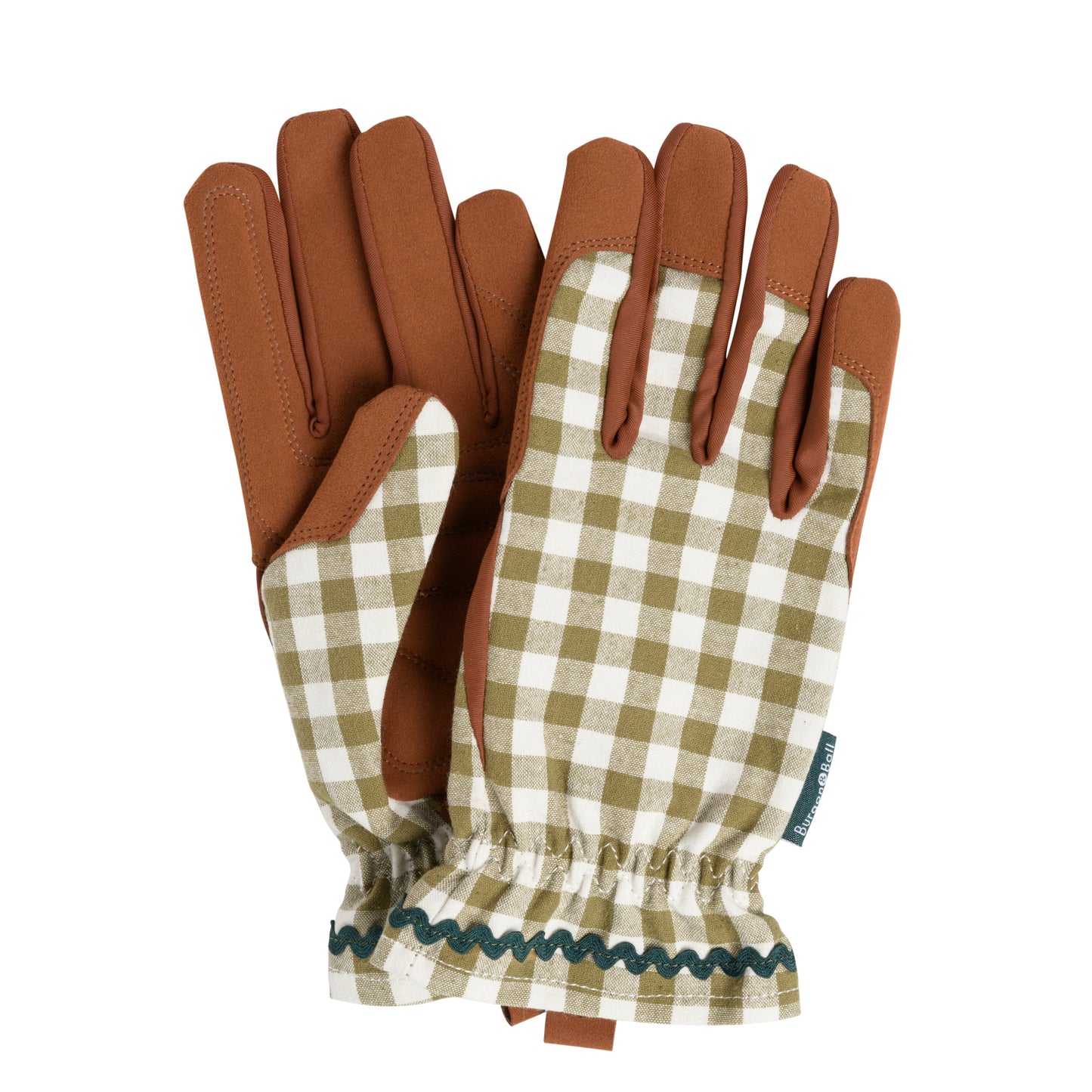 Gardening Gloves- Olive Check