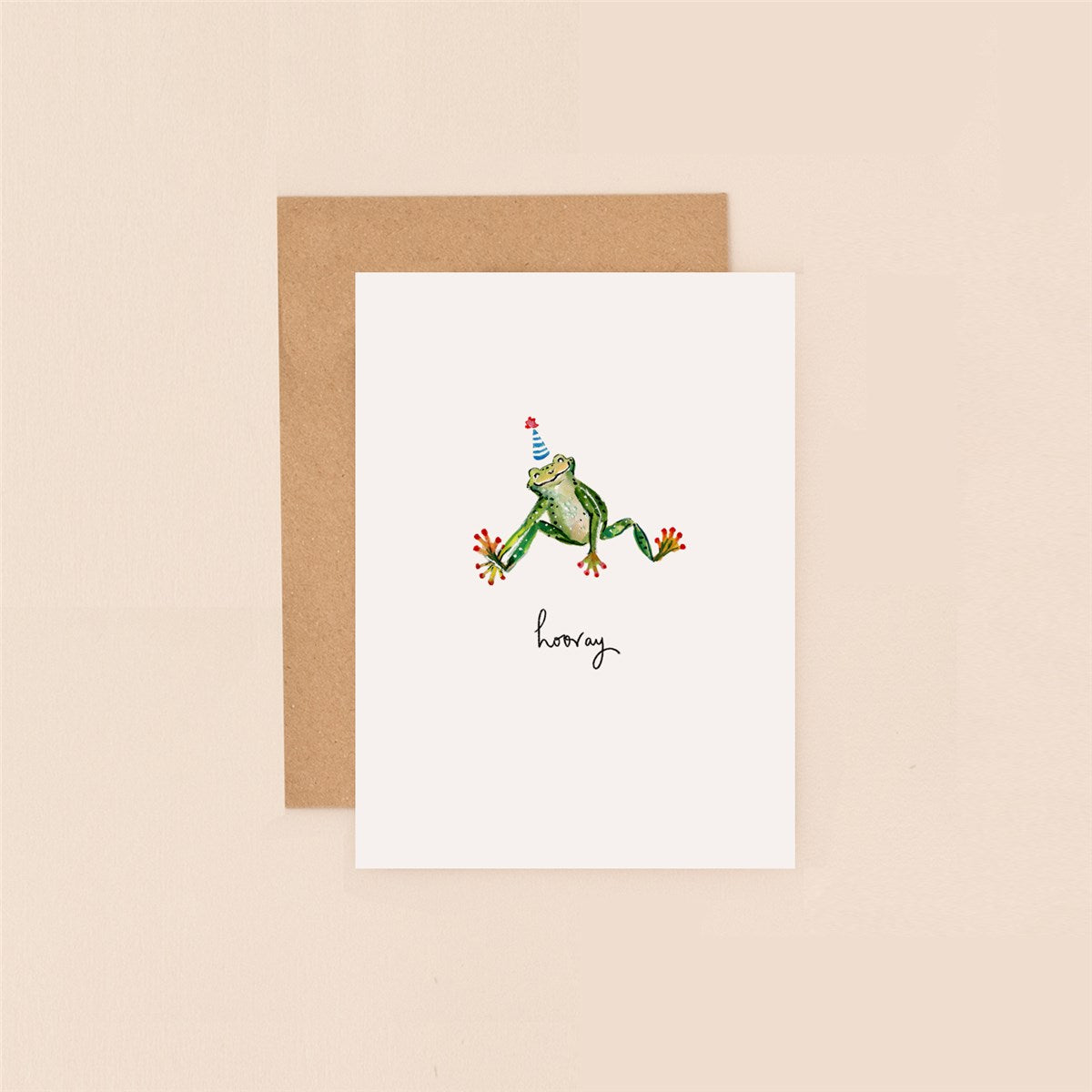 Mini Card- Hooray Frog
