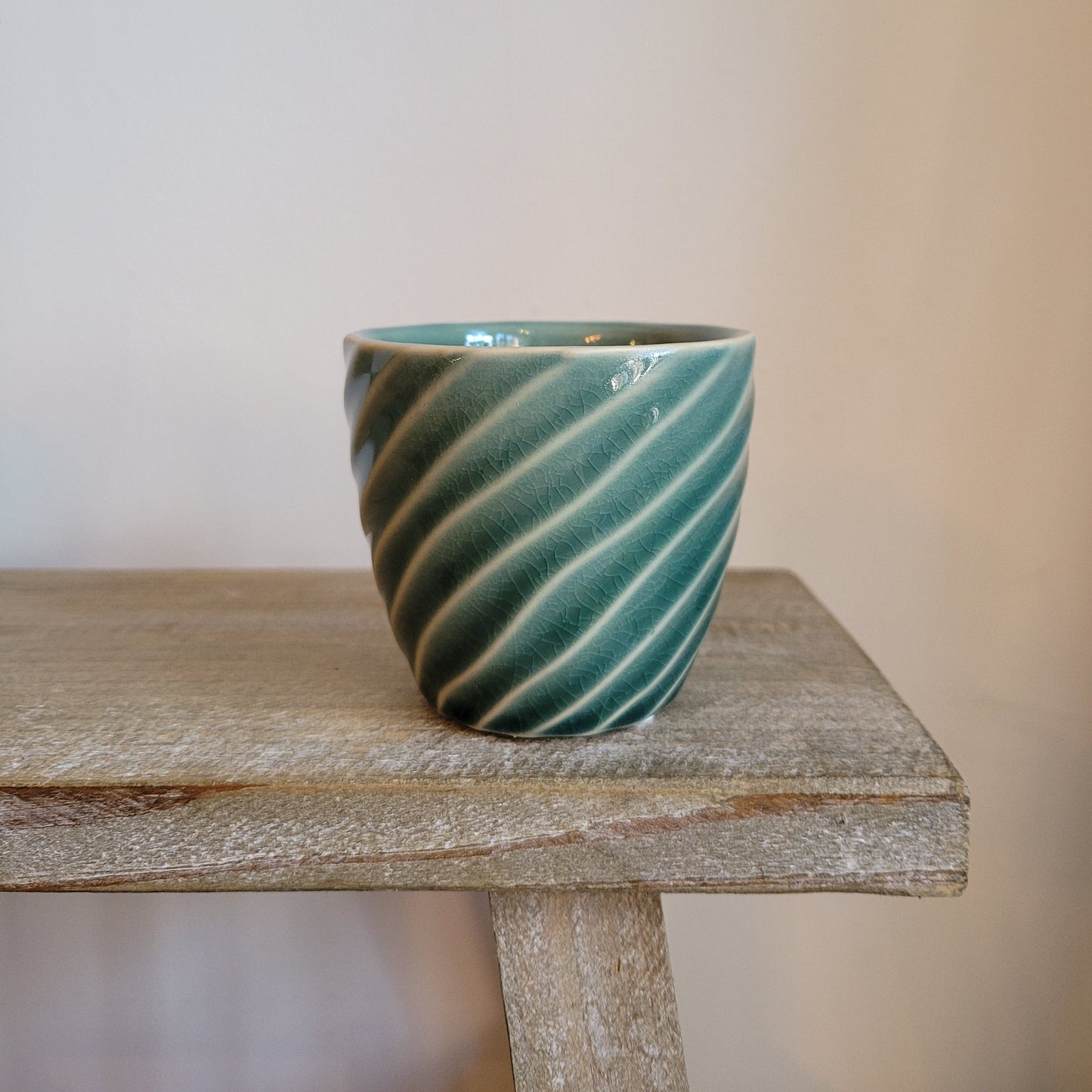 Vania Mini Pot: Teal