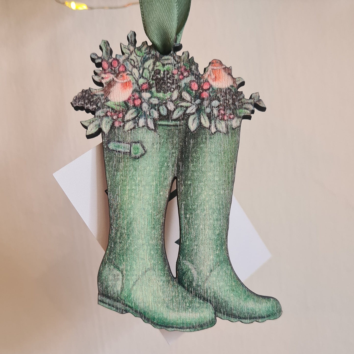 Wellies Christmas Tree Decoration