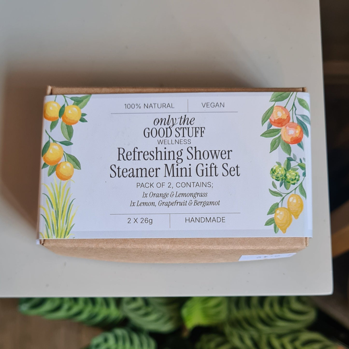 Only The Good Stuff- Shower Steamer (Two Piece Mini Gift Set) Refreshing