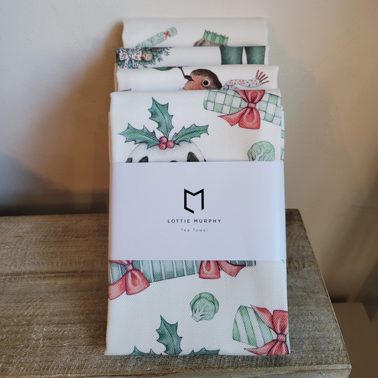 Lottie Murphy Christmas Tea Towels