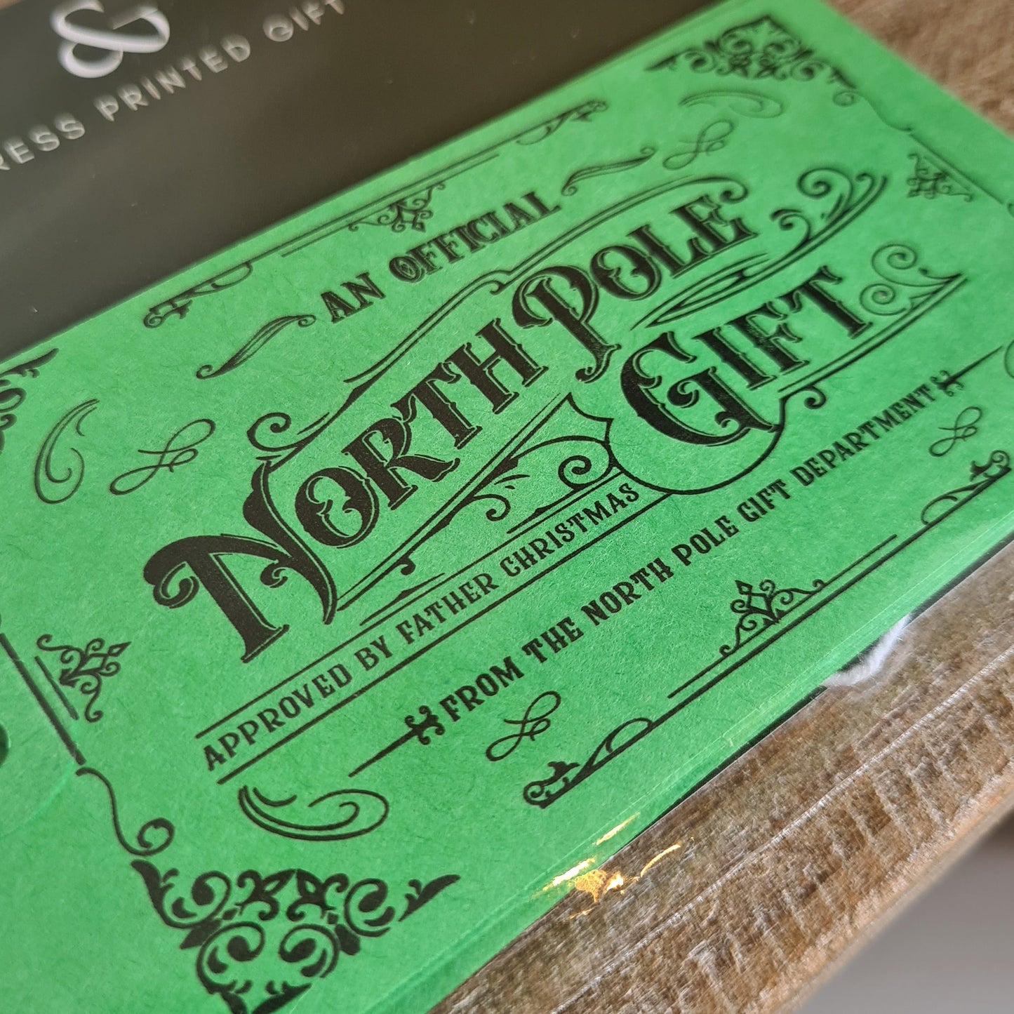 Christmas Letterpress Gift Tags