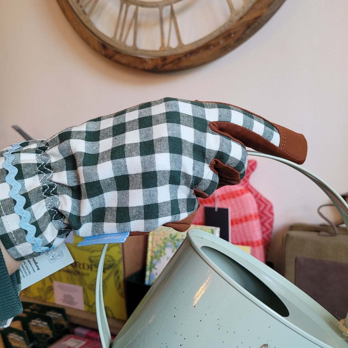 Gardening Gloves- Heritage Green Check