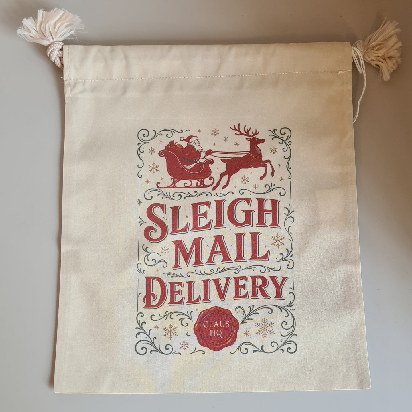 Christmas Drawstring Gift Bag