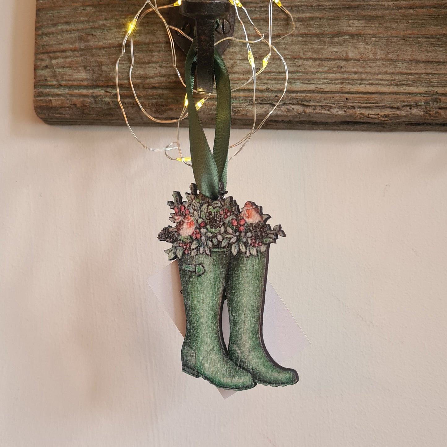 Wellies Christmas Tree Decoration