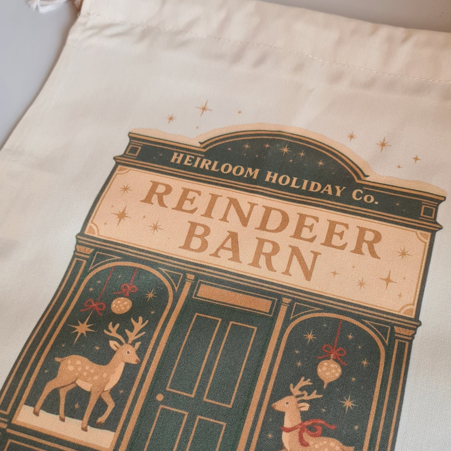 Christmas Drawstring Gift Bag