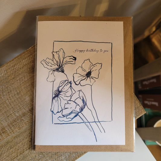 Emily M Art and Design- Happy Birthday Card