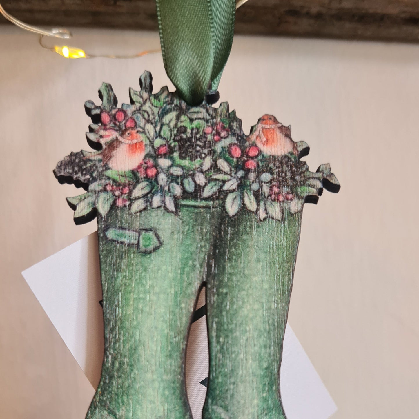 Wellies Christmas Tree Decoration