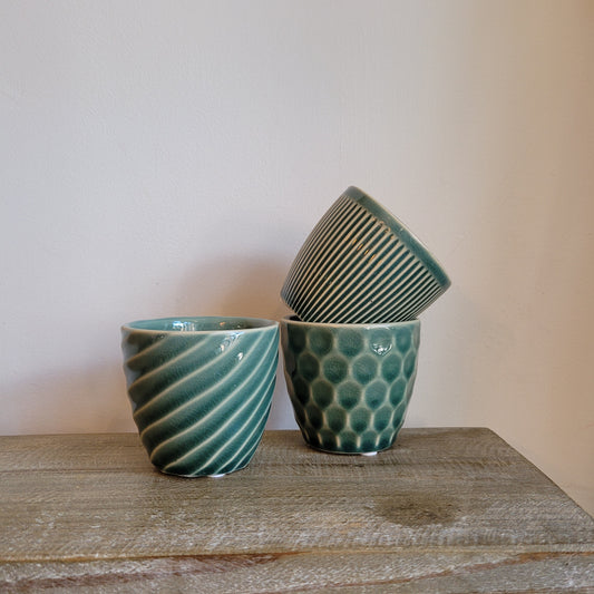 Vania Mini Pot: Teal