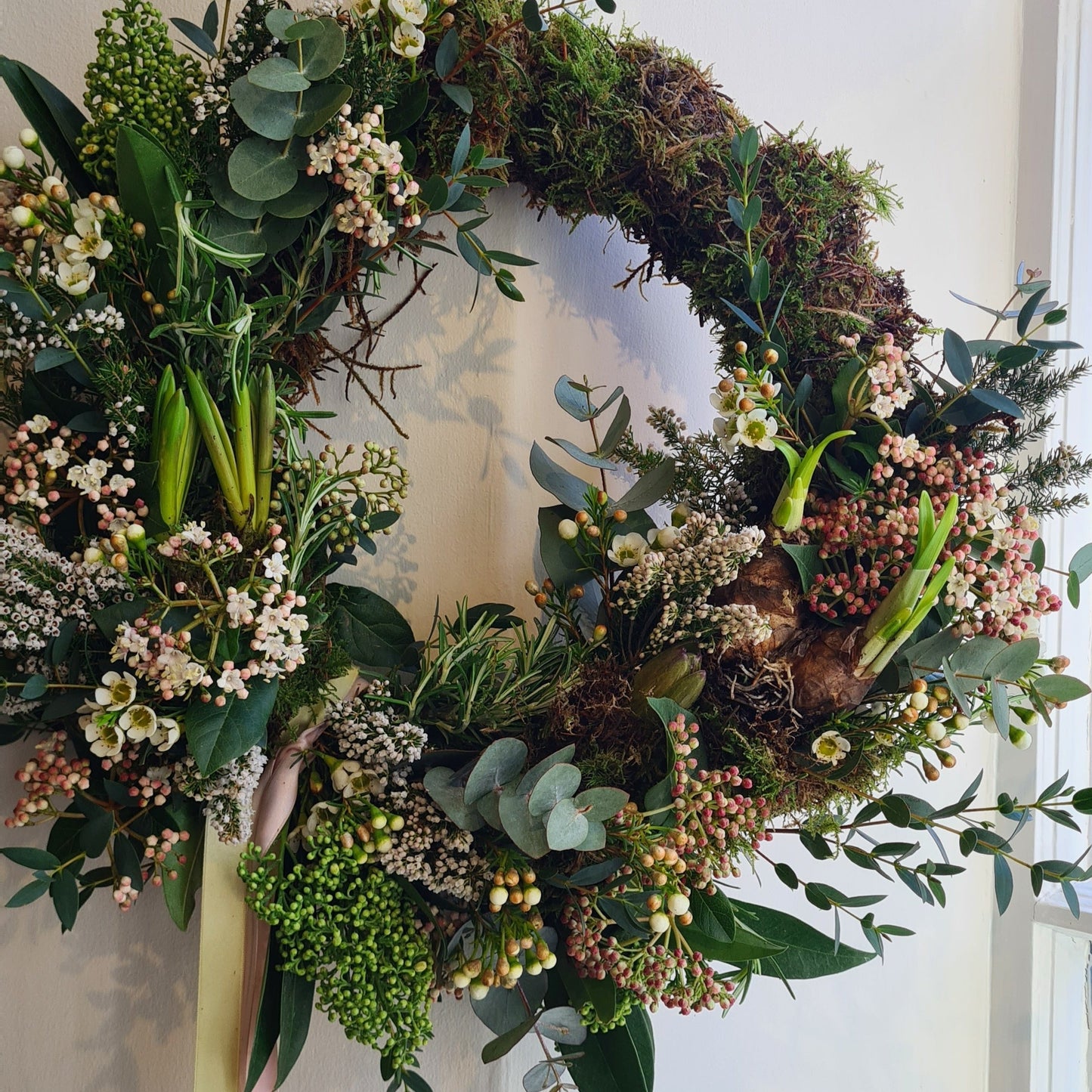 Living Spring Wreath- Collection only.