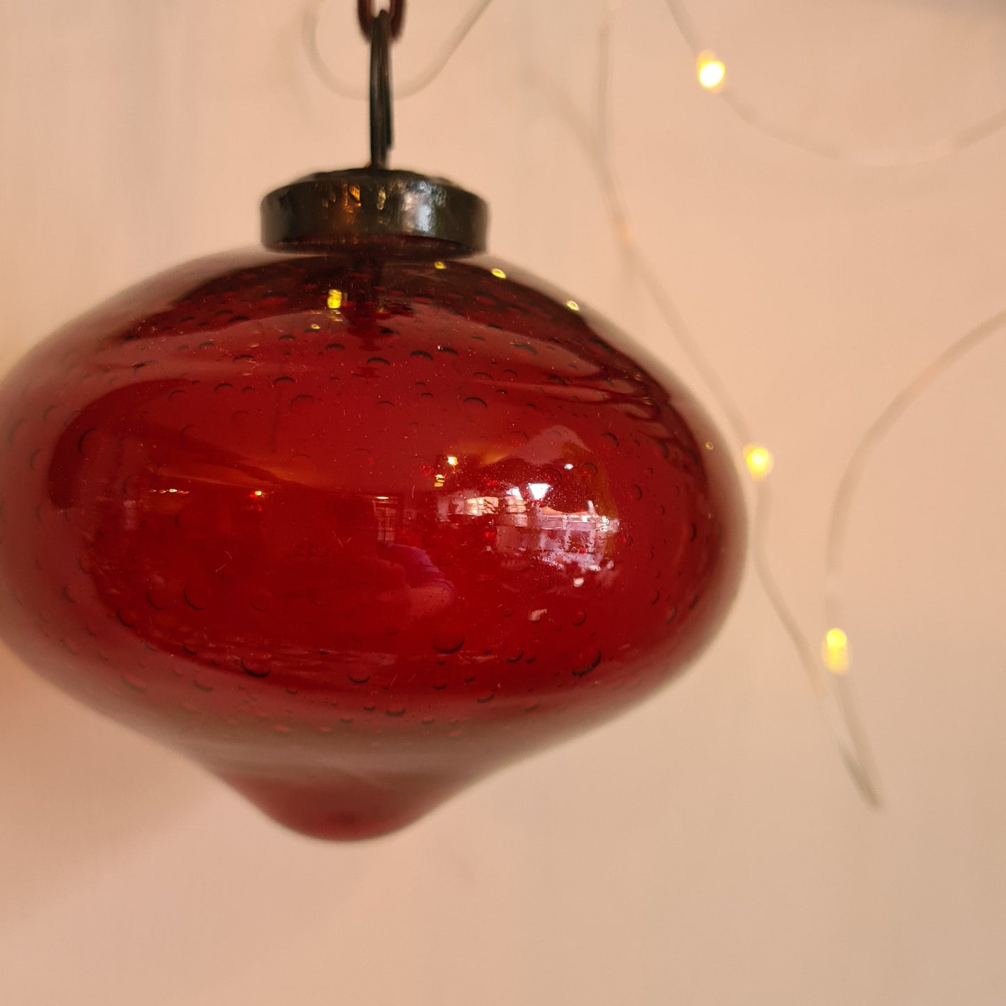 Oakfield Drop Bauble: Berry