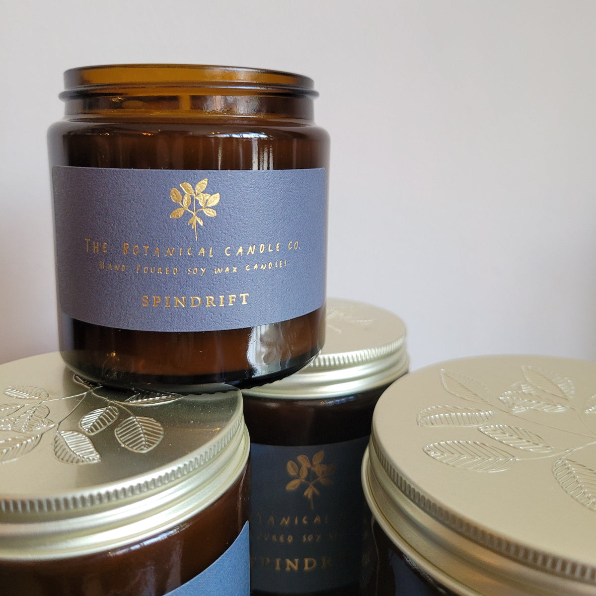 The Botanical Candle Co. Soy Wax Candle- Spindrift
