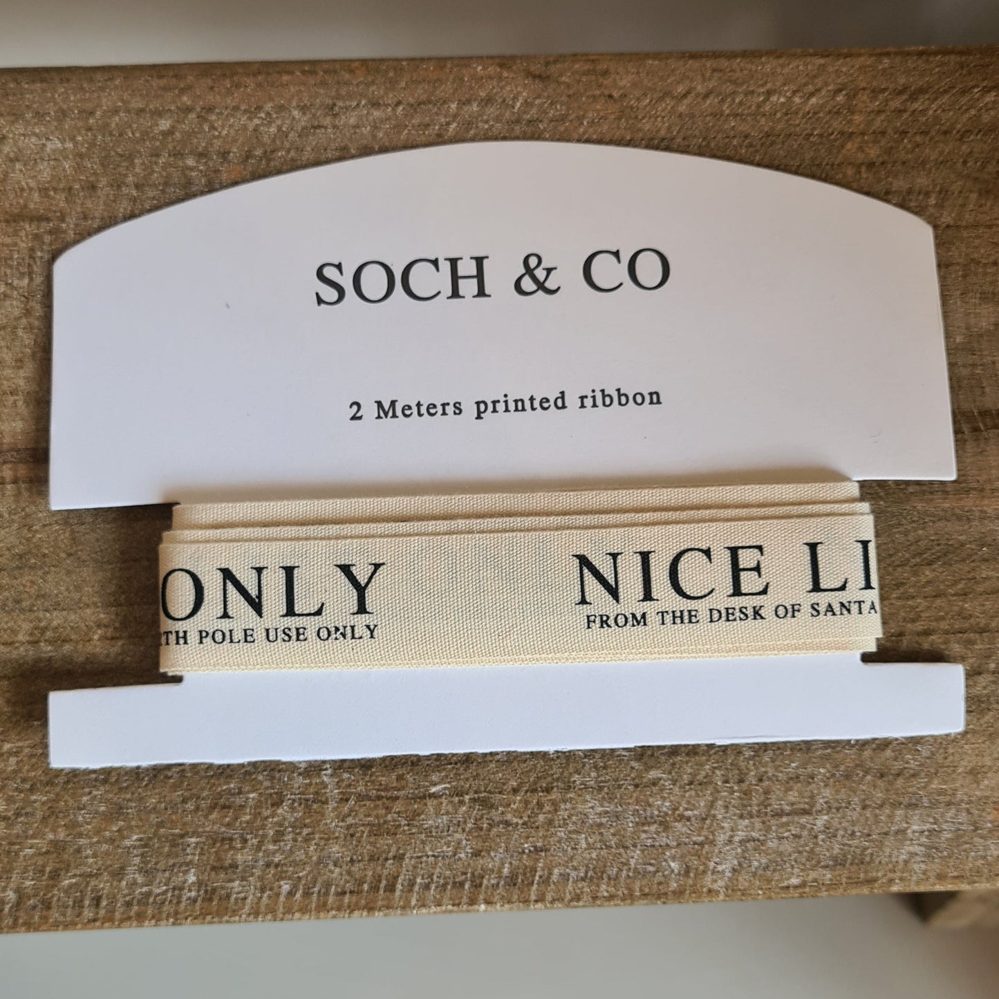 Christmas Ribbon: Nice List